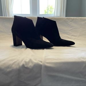 Manolo Blahnik Suede Ankle Boots